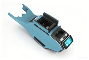 Réfrigérateur compact à compresseur -10°C pour console <span class=keywords><strong>Mercedes</strong></span> <span class=keywords><strong>Vito</strong></span> W447 Metris avec porte-gobelets, chargement USB et écran LCD - Product Image 1