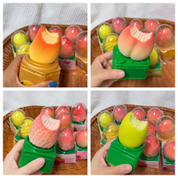 Helados de Chocolate con Leche en Forma de Fruta 3D, Mango, Lima y Fresa, en Caja de 75g, ¡Gran Venta!