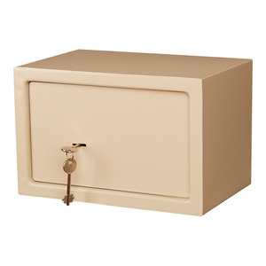 Small Safe Mini Money <b>Box</b> Fireproof Durable Home Hotel Safe <b>Box</b> Home Key <b>Lock</b> Anti Theft Solid Steel Hotel Safe <b>Box</b> for Money - Product Image 1