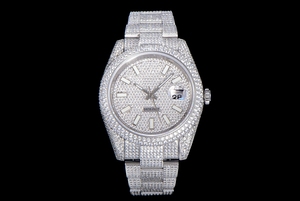 Reloj Mecánico de Buceo de Súper Calidad, Cristal, 41 mm, Fábrica TW, Acero Inoxidable 904L, Movimiento 2824, Diseño Cielo Estrellado con Diamantes - Product Image 2