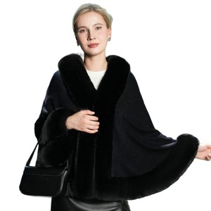Autunno e inverno versatili in maglia di visone in maglia di visone spesso scialle di pelliccia per caldo abito da sera mantello <span class=keywords><strong>esterno</strong></span> - Product Image 5
