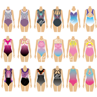 Justaucorps de Gymnastique Néon à Manches Longues pour Filles Enfants, Tenue de Danse d'Entraînement Élégante