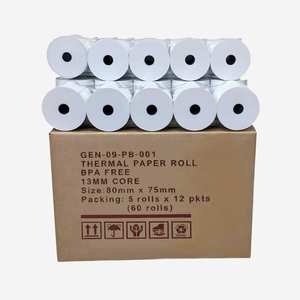 กระดาษความร้อนพรีเมียมขนาด 57x40 มม. สำหรับเครื่องบันทึกเงินสดและเครื่องพิมพ์<span class=keywords><strong>บัตร</strong></span>เครดิต - Product Image 3