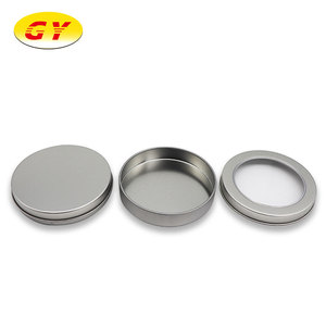 High quality jewelry U disk packaging tin box custom round metal tin can