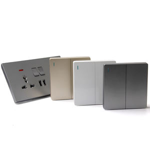 FALIANG UK Standard 86 146 Двойная USB-розетка IP54 из алюминиевого сплава, настенная розетка Type-C, универсальная двойная розетка с выключателем - Product Image 3