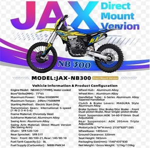 Motocicleta <span class=keywords><strong>Todoterreno</strong></span> GX-JAX-NB300 Estilo MAGURA, 300cc, 4 Tiempos, Monocilíndrica, 6 Velocidades, Carburador NIBBI PWK34, Faro LED - Product Image 4