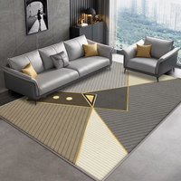 Moderne moderne anti-dérapant doux de haute qualité pour salon tapis lavable résistant aux taches chambre tapis de chevet