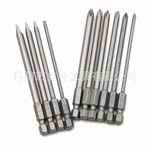Mr Drill 10Pcs Phillips And Flathead 100Mm Hex <b>Screwdriver</b> <b>Bit</b> <b>Set</b> Magnetic Extended For Diy - Product Image 1