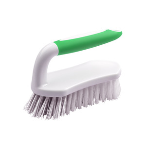 Heavy Duty <b>Scrub</b> <b>Brush</b> Stiff Bristle Cleaning <b>Brush</b> Plastic Handle Nylon <b>Brush</b> for Bathroom Kitchen Shower - Product Image 1