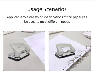 <strong>High</strong> <strong>Quality</strong> Metal <strong>Punch</strong> Hole Promotion A4 2 Hole Paper <strong>Punch</strong> for Paper <strong>Custom</strong> - Product Image 6