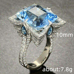 Anello Classico Grande da Donna, Elegante Accessorio per Dito per Matrimoni Estivi e Feste, Idea Regalo - Product Image 2