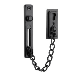 Loquet de porte en acier inoxydable, design minimaliste, installation facile, pour hôtels, maisons d'hôtes, entrées et chambres, pêne de sécurité - Product Image 1