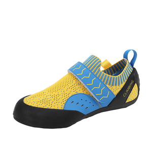 Unisex Climbing Shoes Mesh Upper <b>Rubber</b> Outsole Blue Yellow Summer Fitness Training Shoe - Product Image 1