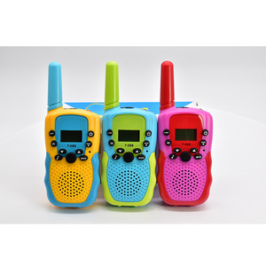 Talkie-walkie pour enfants T-388, portée de 1,5 km, anti-interférence, écran d'affichage, radio jouet portable - Product Image 1