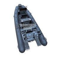 Bateaux semi-rigides gonflables (RIB) Orca Hypalon de 20 pieds, puissants et modernes, pour les sorties familiales et les sports nautiques en haute mer (CE)