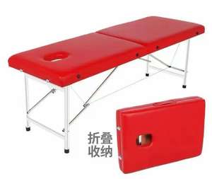 Lit de massage pliable 180*60*65 cm pour la physiothérapie et la thérapie esthétique, lit de massage portable original avec trous - Product Image 6