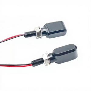 Systèmes d'éclairage de moto, mini clignotants <span class=keywords><strong>3</strong></span> LED ambre, feux de signalisation pour Honda Yamaha Kawasaki Bobber Cafe Racer - Product Image 5