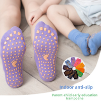 Chaussettes d'été fines de qualité supérieure, nouvelle collection, pour enfants, avec points en silicone antidérapants, idéales pour l'apprentissage de la marche et le trampoline.