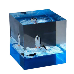 10cm Square Silicone <b>Mold</b> Crystal <b>Cake</b> Epoxy Resin <b>Mold</b> Animal Specimens <b>Molds</b> - Product Image 6