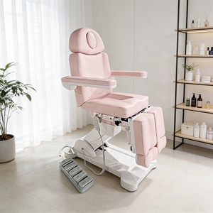 Set Professionale Lettino Estetico e Poltrona Pedicure Elettrica Regolabile per Salone di Bellezza, SPA e Clinica <span class=keywords><strong>Estetica</strong></span> Medica - Product Image 1
