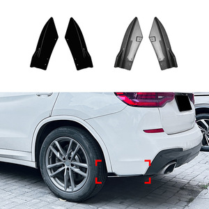 Bmw X3 G01 Rear Corner Deflector 36x15x6cm Piano Black Carbon Fiber Texture Abs Adhesive Weather Shields Car Body Modification - Product Image 1