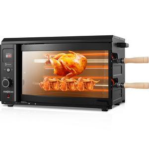30L Display digitale elettrico tostapane forno <span class=keywords><strong>Grill</strong></span> e Barbecue per uso domestico con funzione calda alloggiamento in metallo resistente - Product Image 1