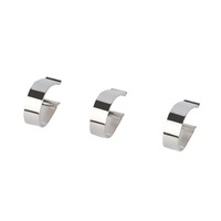 0.8*7.5mm Zinc Placage Ressort Clips U Forme Métal Clip Ressort En Acier Pantalon Rack Arc Boucle Tube Pince Clip