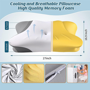 Ergonomico moderno collo cervicale cuscino per alleviare il dolore ortopedico memoria schiuma contorno letto cuscino per il sonno confortevole - Product Image 4