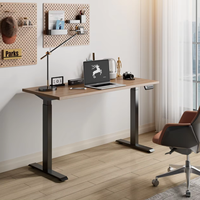 Vente à chaud Table d'ordinateur de bureau moderne Bureau assis-debout Bureau électrique réglable en hauteur