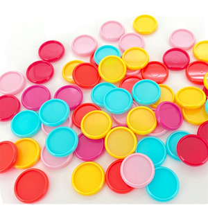 Cincin Binder <span class=keywords><strong>Notebook</strong></span> DIY, lingkaran ekspansi warna-warni plastik cakram jamur lubang daun longgar untuk dipersonalisasi 24/28/32mm A5 - Product Image 2