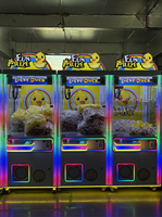 Atractiva Máquina de Grúa de Garras con Luces LED, Máquina Recreativa Interactiva de Venta de Premios, Máquina Expendedora de Gran Capacidad para Eventos y Centros Comerciales