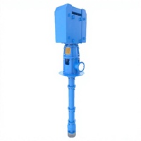 Pompe à turbine verticale multi-étages submersible en fonte, fiable, à grand débit et à haute pression, pour l'eau municipale