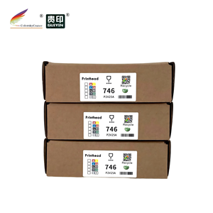 Tête d'impression reconditionnée pour imprimante grand format <span class=keywords><strong>HP</strong></span> 746 <span class=keywords><strong>Designjet</strong></span> Z6 <span class=keywords><strong>Z9</strong></span> P2V25A Postscript à jet d'encre, cartouches d'encre pour toutes les couleurs - Product Image 3