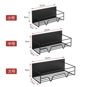 Magnetic Refrigerator Rack Wall Mounted Condiment Storage Organizer For Kitchen No Drilling Required Multi Purpose - Product Image 3