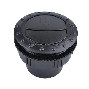 Déflecteur d'air de toit pour VR Bus Round Air Conditioner Vent Black Universal Air Outlet 60mm