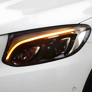 Phares avant pour Mercedes-Benz <span class=keywords><strong>GLC</strong></span> W253 2016-2019, ensemble de phares automobiles, mise à niveau haut de gamme, lentille de projecteur LED X253, accessoires <span class=keywords><strong>d</strong></span>'outillage - Product Image 2