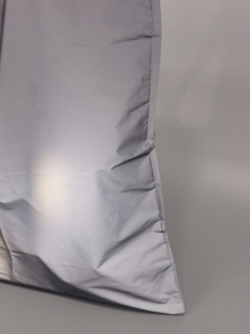 Sac de courses réutilisable pliable personnalisé, portable, recyclable, en tissu polyester réfléchissant - Product Image 4