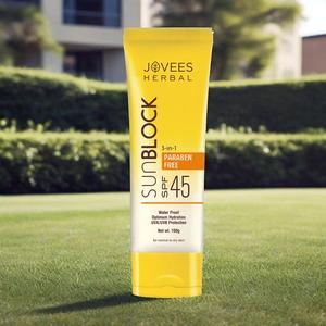 自然で優しいJoveesハーバルサンブロック<span class=keywords><strong>Spf</strong></span> 45 100 Ml革新的な統合式 - Product Image 4