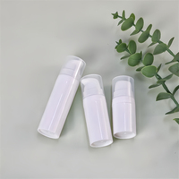 PP Plastique Airless Pompe Bouteille 5ml 10ml 15ml Vide Maquillage Conteneurs Voyage Fondation Solaire Distributeur Pack Bouteilles En Plastique