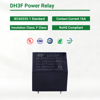 DH3F-B-12D-SF JQC-3F T73 SRD CQC TUV RoHS 7A PCB Relay Daya Peralatan Rumah Tangga Sistem Daya Rumah Pintar Elektronik Otomatis