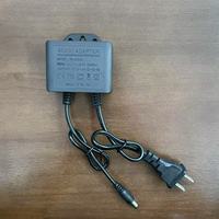 Adaptateur d'alimentation extérieur 12V 1A/2A 12W, résistant à la pluie, résistant aux intempéries, transformateur de caméra de vidéosurveillance, connexion à brancher en courant continu