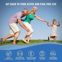 Genouillère ajustable pour hommes et femmes, soutien de compression et soulagement de la douleur pour la médecine sportive