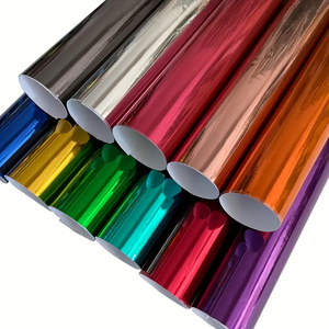 Film de protection de voiture en vinyle chromé de haute qualité, or, argent, rouge, bleu, rouge chromé, vert, vinyle chromé pour carrosserie de voiture - Product Image 6