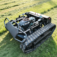 Tondeuse multifonctionnelle télécommandée pour désherbage agricole, tondeuse autoportée à braquage zéro avec pulvérisateur et souffleuse à neige, livraison gratuite