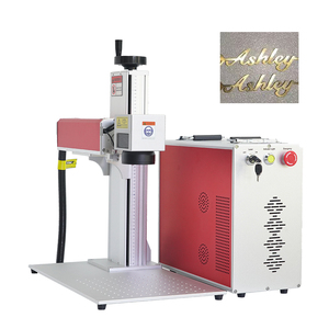 Máquina de marcado láser de fibra Galvo de marcado de muestra gratis, grabado rotatorio de acero, refrigerado por aire, manual, AI/DWG, botellas de bebidas, regalos - Product Image 1