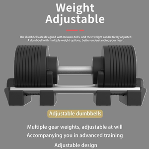 Customized logo and Packaging <strong>Adjustable</strong> Dumbbells <strong>40kg</strong>, 32kg, 24kg Fitness Equipment Weight Training <strong>Dumbell</strong> - Product Image 4