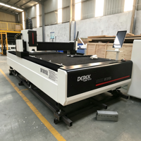 Machine de découpe laser à fibre CNC de type ouvert haute précision Derek 3015L avec servomoteur à eau pour acier inoxydable, aluminium et acier au carbone