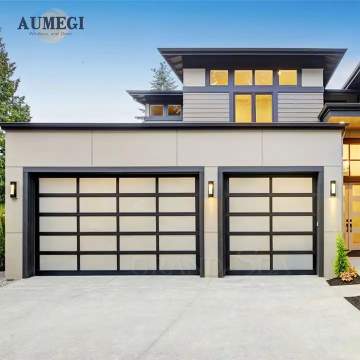 Aumegi Oem Service Garage Door Seethrough Prefab Garage Automatic Door ...