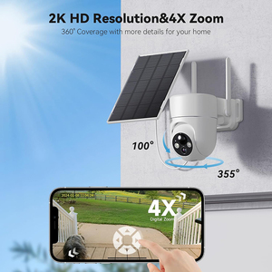 Cámara de Seguridad UBOX 2K 3MP con Visión Nocturna a Color, Cámara WiFi para Exteriores, PTZ <span class=keywords><strong>360</strong></span>°, Alarma de Movimiento, Almacenamiento en la Nube y SD - Product Image 3