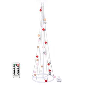 Luces LED para Árbol de Navidad DB, Blanco Cálido, Cobre, IP65, Interior/Exterior, Control Remoto, Iluminación Decorativa para Fiestas, 2700K - Product Image 1